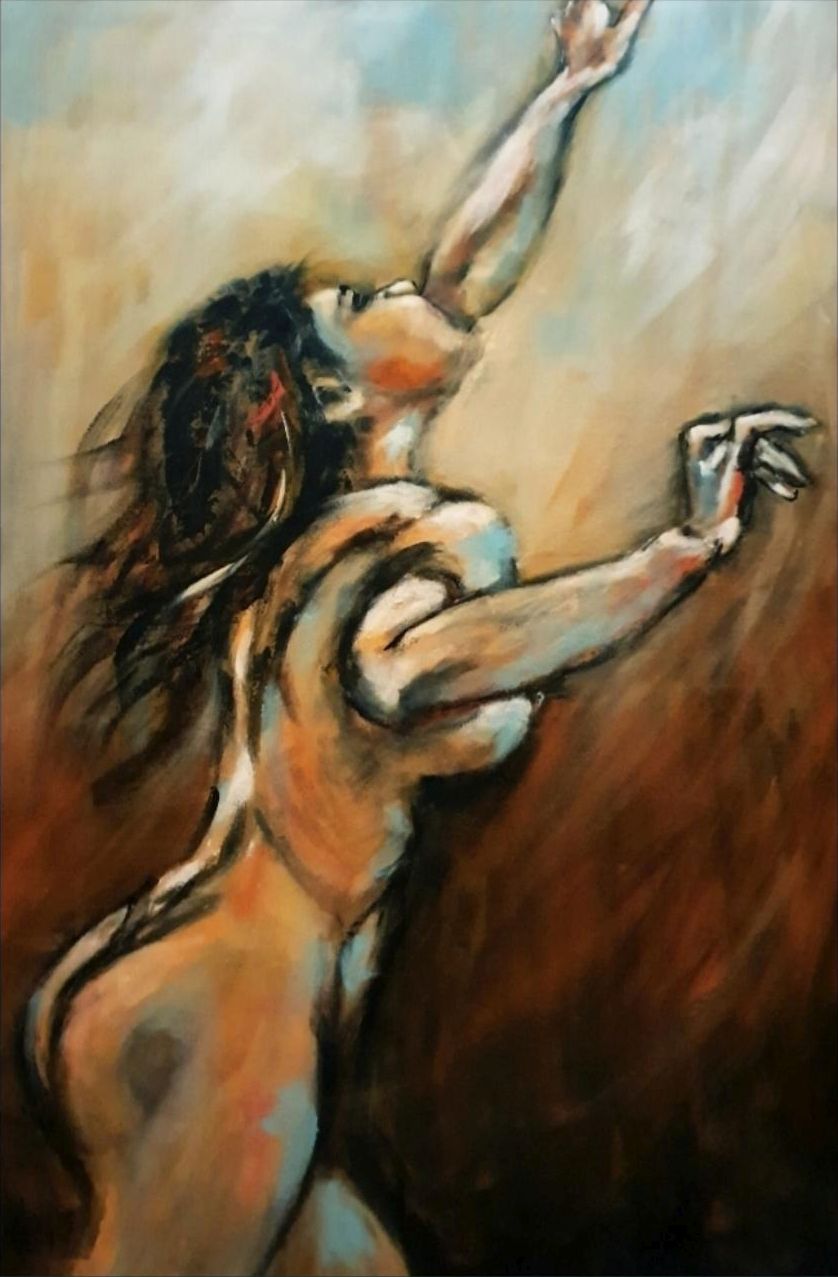 ArteDiAlina.com painting: Following Orpheus